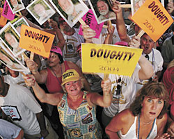 Hemingway Days 2004 photo - Duval Street, Key West